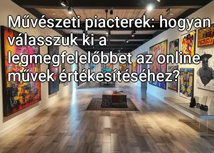 Művészeti piacterek: hogyan válasszuk ki a legmegfelelőbbet az online művek értékesítéséhez?