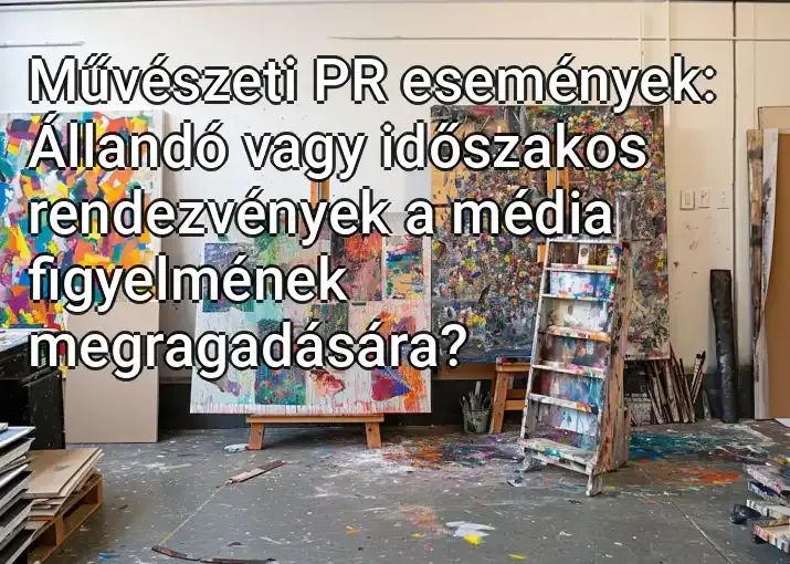 Művészeti PR események: Állandó vagy időszakos rendezvények a média figyelmének megragadására?