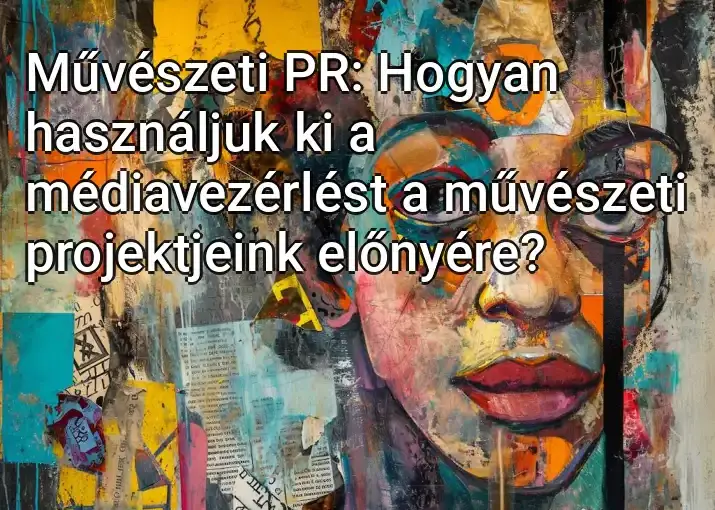 Művészeti PR: Hogyan használjuk ki a médiavezérlést a művészeti projektjeink előnyére?