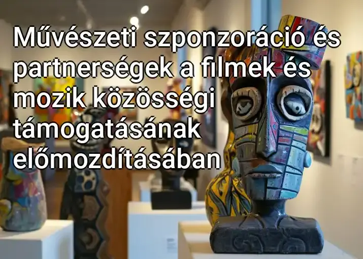 Művészeti szponzoráció és partnerségek a filmek és mozik közösségi támogatásának előmozdításában