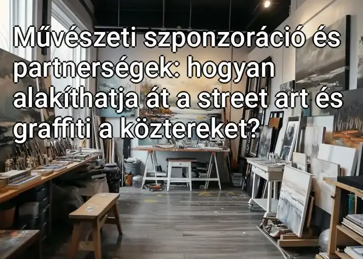 Művészeti szponzoráció és partnerségek: hogyan alakíthatja át a street art és graffiti a köztereket?