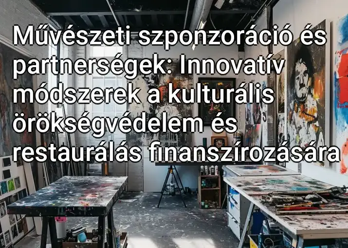 Művészeti szponzoráció és partnerségek: Innovatív módszerek a kulturális örökségvédelem és restaurálás finanszírozására