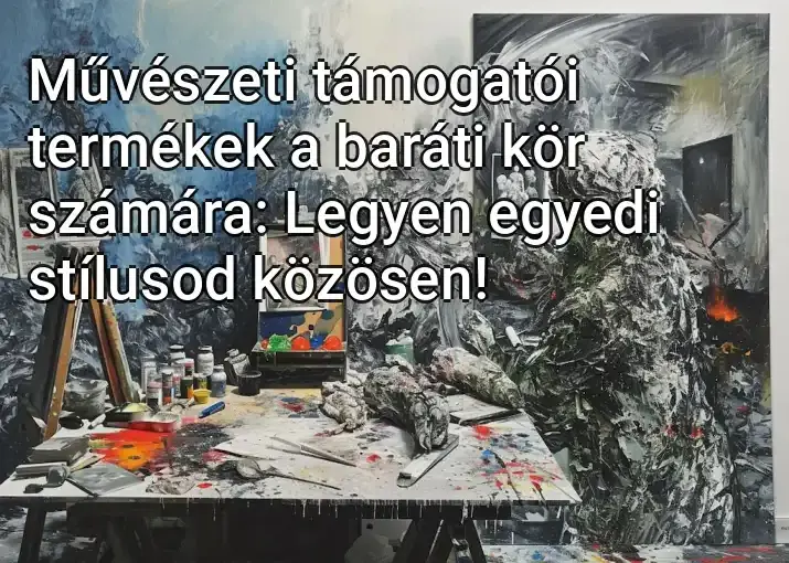 Művészeti támogatói termékek a baráti kör számára: Legyen egyedi stílusod közösen!