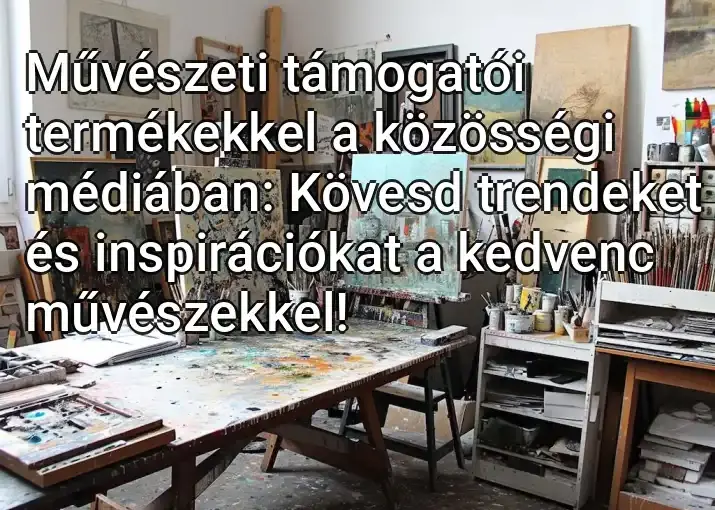 Művészeti támogatói termékekkel a közösségi médiában: Kövesd trendeket és inspirációkat a kedvenc művészekkel!