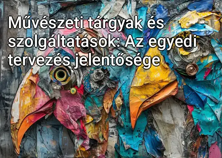 Művészeti tárgyak és szolgáltatások: Az egyedi tervezés jelentősége