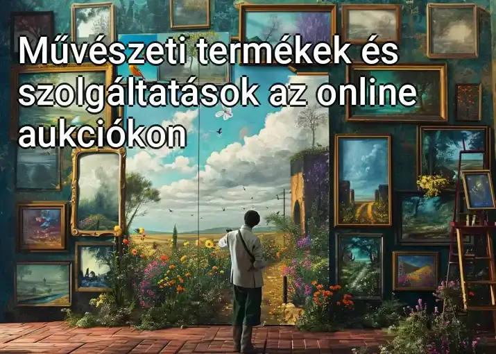 Művészeti termékek és szolgáltatások az online aukciókon