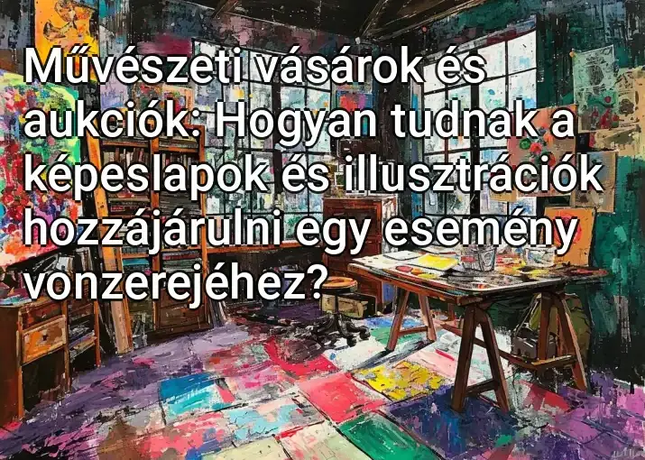 Művészeti vásárok és aukciók: Hogyan tudnak a képeslapok és illusztrációk hozzájárulni egy esemény vonzerejéhez?