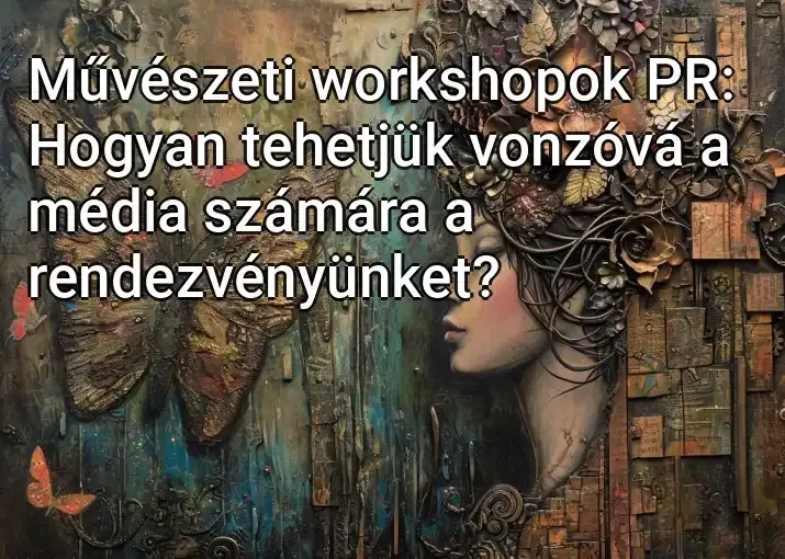 Művészeti workshopok PR: Hogyan tehetjük vonzóvá a média számára a rendezvényünket?