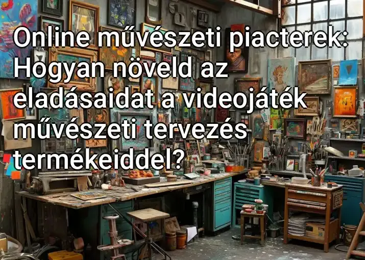 Online művészeti piacterek: Hogyan növeld az eladásaidat a videojáték művészeti tervezés termékeiddel?