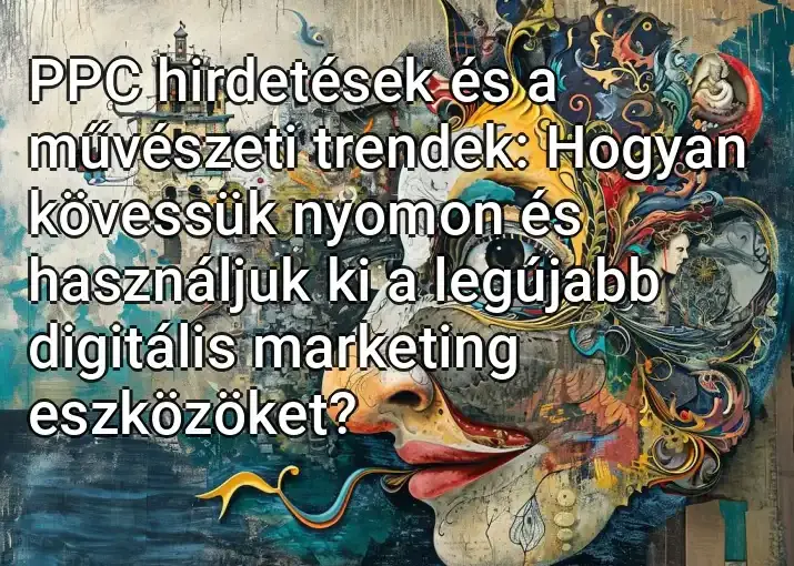 PPC hirdetések és a művészeti trendek: Hogyan kövessük nyomon és használjuk ki a legújabb digitális marketing eszközöket?