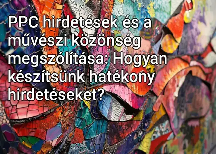 PPC hirdetések és a művészi közönség megszólítása: Hogyan készítsünk hatékony hirdetéseket?