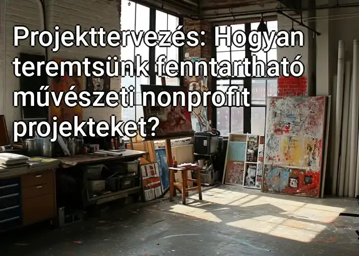 Projekttervezés: Hogyan teremtsünk fenntartható művészeti nonprofit projekteket?