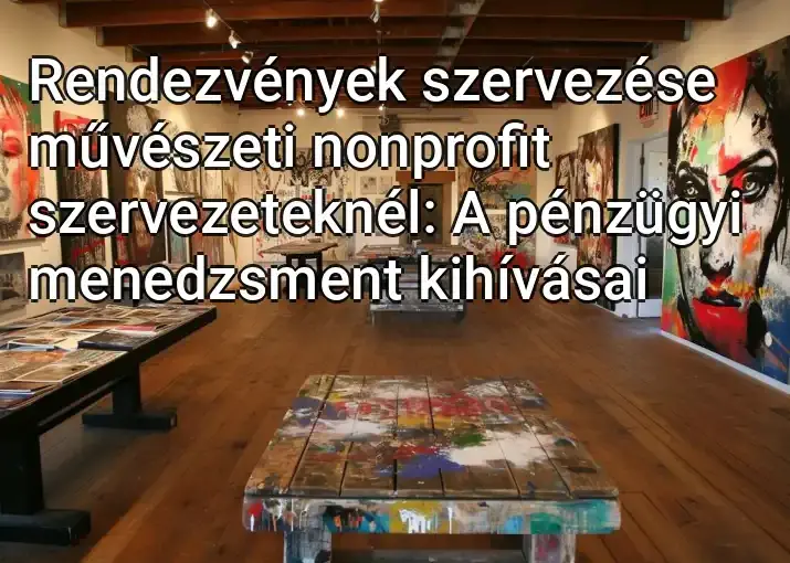 Rendezvények szervezése művészeti nonprofit szervezeteknél: A pénzügyi menedzsment kihívásai