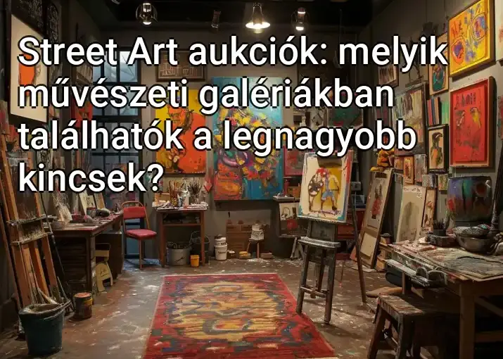 Street Art aukciók: melyik művészeti galériákban találhatók a legnagyobb kincsek?