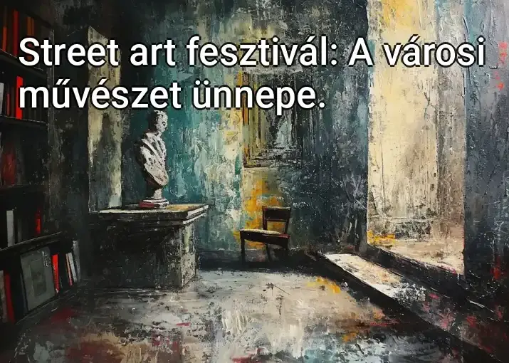 Street art fesztivál: A városi művészet ünnepe.