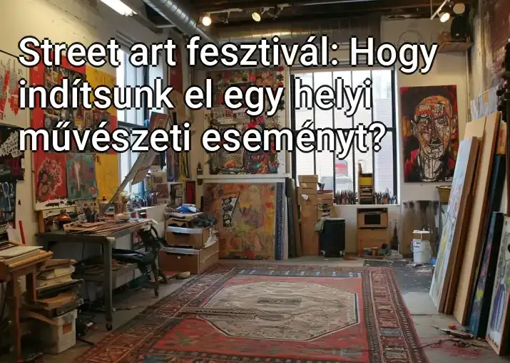 Street art fesztivál: Hogy indítsunk el egy helyi művészeti eseményt?