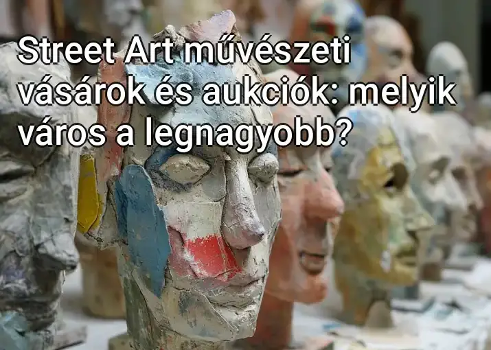 Street Art művészeti vásárok és aukciók: melyik város a legnagyobb?