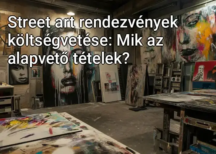 Street art rendezvények költségvetése: Mik az alapvető tételek?