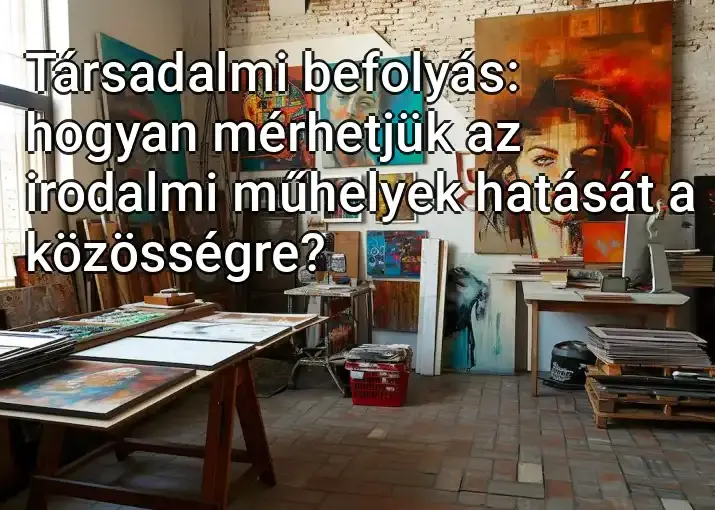 Társadalmi befolyás: hogyan mérhetjük az irodalmi műhelyek hatását a közösségre?