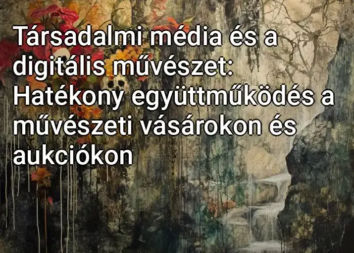 Társadalmi média és a digitális művészet: Hatékony együttműködés a művészeti vásárokon és aukciókon