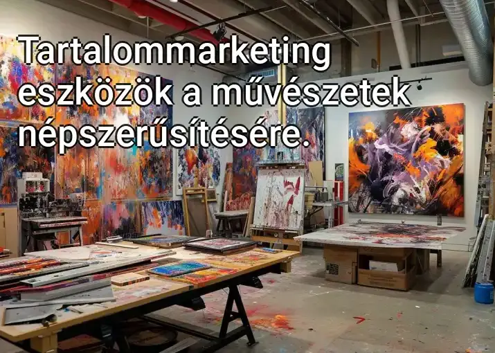 Tartalommarketing eszközök a művészetek népszerűsítésére.