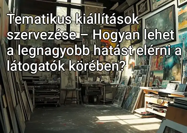 Tematikus kiállítások szervezése – Hogyan lehet a legnagyobb hatást elérni a látogatók körében?