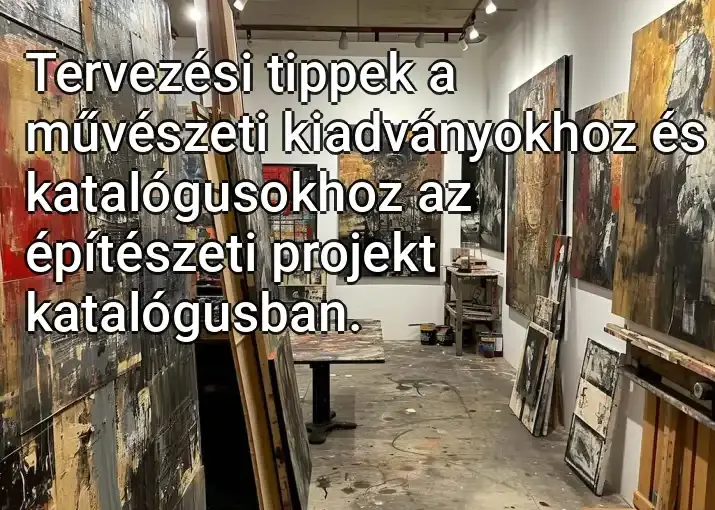 Tervezési tippek a művészeti kiadványokhoz és katalógusokhoz az építészeti projekt katalógusban.