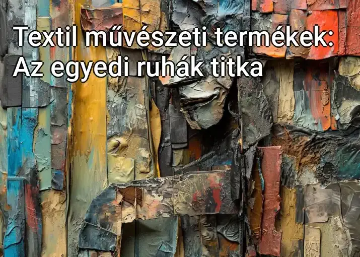 Textil művészeti termékek: Az egyedi ruhák titka