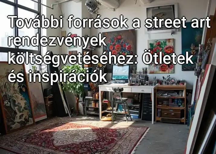 További források a street art rendezvények költségvetéséhez: Ötletek és inspirációk