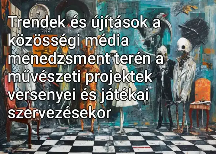 Trendek és újítások a közösségi média menedzsment terén a művészeti projektek versenyei és játékai szervezésekor