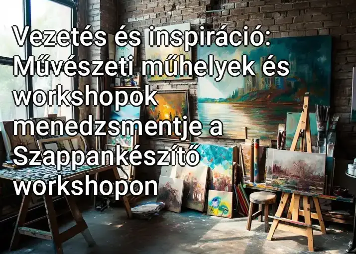 Vezetés és inspiráció: Művészeti műhelyek és workshopok menedzsmentje a Szappankészítő workshopon