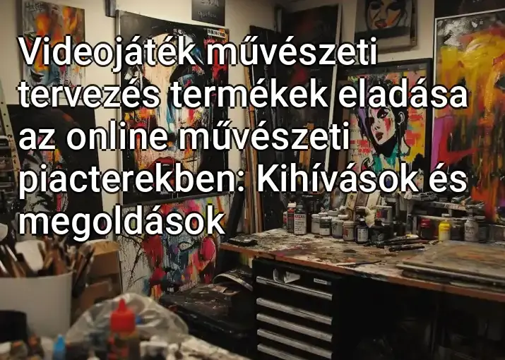 Videojáték művészeti tervezés termékek eladása az online művészeti piacterekben: Kihívások és megoldások