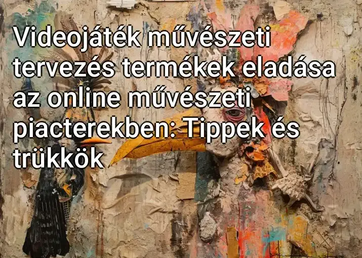 Videojáték művészeti tervezés termékek eladása az online művészeti piacterekben: Tippek és trükkök