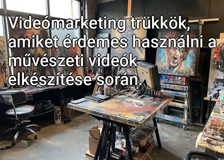 Videómarketing trükkök, amiket érdemes használni a művészeti videók elkészítése során.