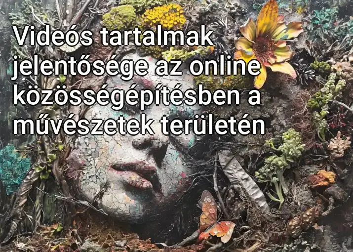 Videós tartalmak jelentősége az online közösségépítésben a művészetek területén