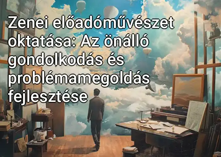 Zenei előadóművészet oktatása: Az önálló gondolkodás és problémamegoldás fejlesztése